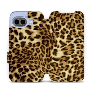 Flip pouzdro Mobiwear na mobil Google Pixel 10a - VA33P, leopardí vzor