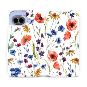 Flip pouzdro Mobiwear na mobil Google Pixel 10a - MP04S, luční kvítí
