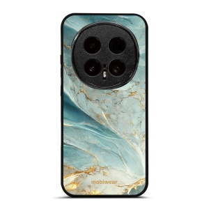 Lesklý kryt na mobil Honor Magic8 Pro - Mobiwear Glossy G022G, zelenkavý a zlatavý mramor