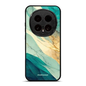 Lesklý kryt na mobil Honor Magic8 Pro - Mobiwear Glossy G024G, zlatavý a zelenkavý mramor