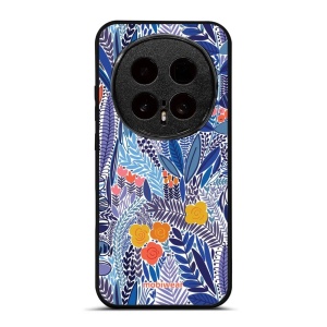 Lesklý kryt na mobil Honor Magic8 Pro - Mobiwear Glossy G037G, modrá květena