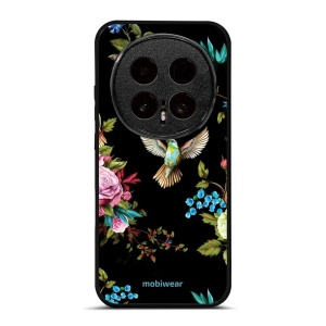 Lesklý kryt na mobil Honor Magic8 Pro - Mobiwear Glossy G041G, ptáček a květy