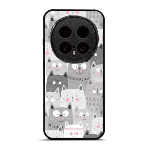 Lesklý kryt na mobil Honor Magic8 Pro - Mobiwear Glossy G045G, kočičky