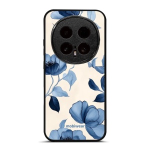 Lesklý kryt na mobil Honor Magic8 Pro - Mobiwear Glossy GP73G, modrá krása květů