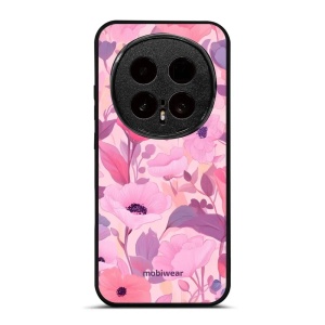 Lesklý kryt na mobil Honor Magic8 Pro - Mobiwear Glossy GP74G, růžové květy snů