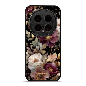 Lesklý kryt na mobil Honor Magic8 Pro - Mobiwear Glossy G169G, zlatavé kvítky