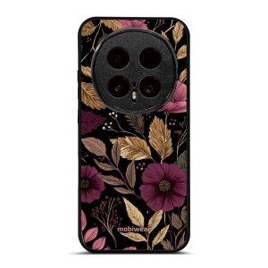 Lesklý kryt na mobil Honor Magic8 Pro - Mobiwear Glossy G170G, fialová kvítka