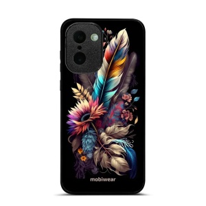 Lesklý kryt na mobil OnePlus 15R - Mobiwear Glossy G011G, kytice s pírkem