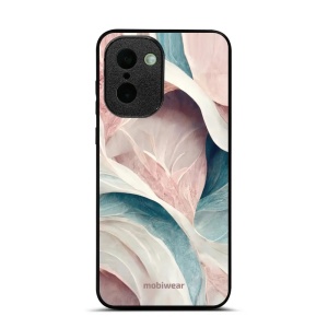 Lesklý kryt na mobil OnePlus 15R - Mobiwear Glossy G026G, růžový a zelenkavý mramor