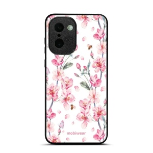 Lesklý kryt na mobil OnePlus 15R - Mobiwear Glossy G033G, růžové květy