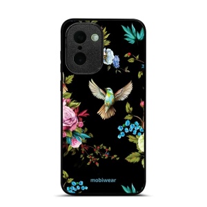 Lesklý kryt na mobil OnePlus 15R - Mobiwear Glossy G041G, ptáček a květy