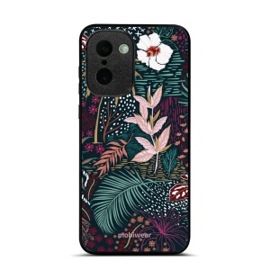 Lesklý kryt na mobil OnePlus 15R - Mobiwear Glossy G043G, temná flóra