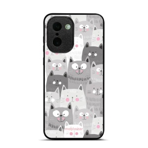 Lesklý kryt na mobil OnePlus 15R - Mobiwear Glossy G045G, kočičky