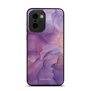 Lesklý kryt na mobil OnePlus 15R - Mobiwear Glossy G050G, fialový mramor