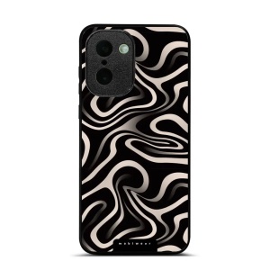 Lesklý kryt na mobil OnePlus 15R - Mobiwear Glossy GA63G, vlnky a linky
