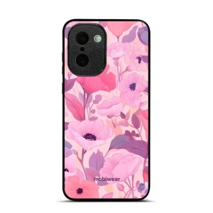 Lesklý kryt na mobil OnePlus 15R - Mobiwear Glossy GP74G, růžové květy snů