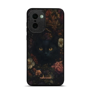 Lesklý kryt na mobil OnePlus 15R - Mobiwear Glossy G161G, temná kočka