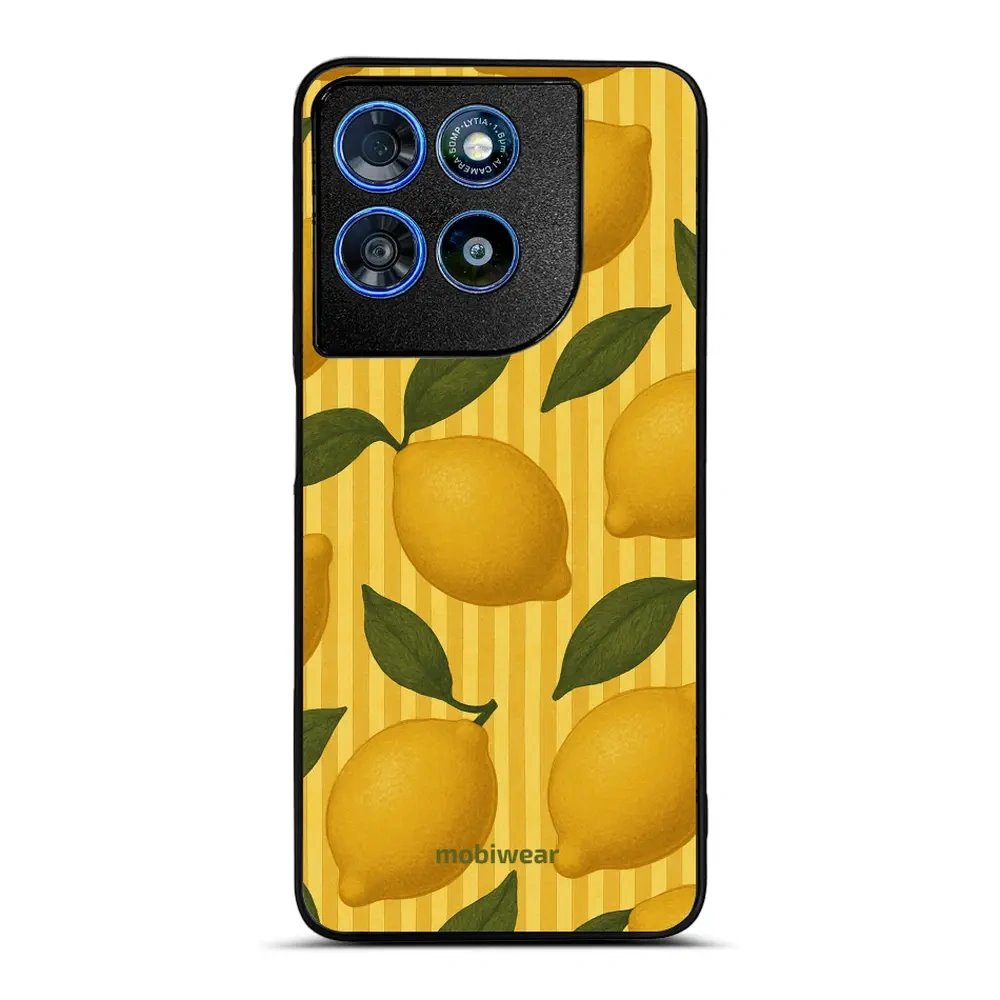 Mobiwear Glossy lesklý kryt na Motorola Moto G57 Power, motiv citrony