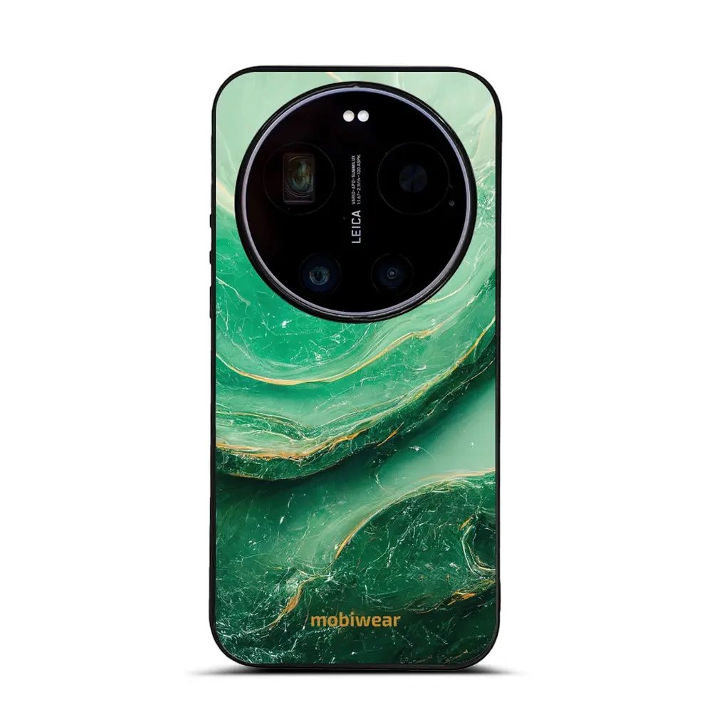 Mobiwear Glossy kryt Xiaomi 17 Ultra, zelený mramor