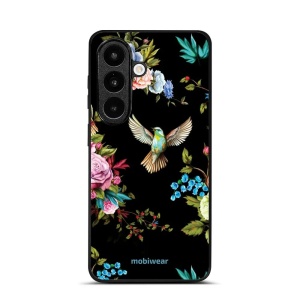 Lesklý kryt na mobil Samsung Galaxy S26 - Mobiwear Glossy G041G, ptáček a květy