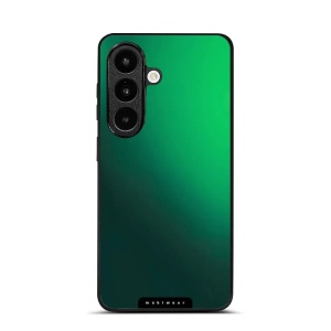Lesklý kryt na mobil Samsung Galaxy S26 - Mobiwear Glossy G061G, zelený odstín