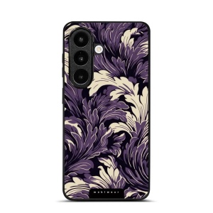 Lesklý kryt na mobil Samsung Galaxy S26 - Mobiwear Glossy GA46G, fialové rostliny