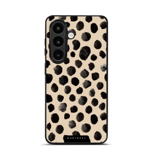 Lesklý kryt na mobil Samsung Galaxy S26 - Mobiwear Glossy GA50G, černé puntíky