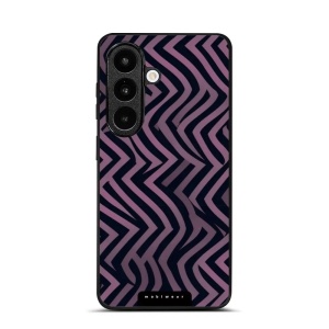 Lesklý kryt na mobil Samsung Galaxy S26 - Mobiwear Glossy GA55G, fialové klikyháky