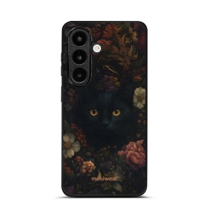 Lesklý kryt na mobil Samsung Galaxy S26 - Mobiwear Glossy G161G, temná kočka