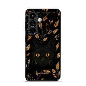 Lesklý kryt na mobil Samsung Galaxy S26 - Mobiwear Glossy G164G, černá kočka