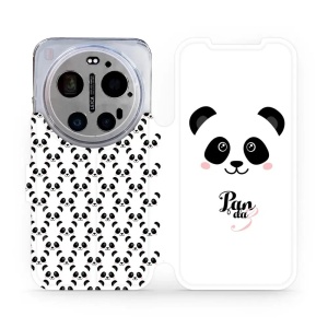 Flip pouzdro na mobil Xiaomi 17 Ultra - Mobiwear M030P, panda Amálka