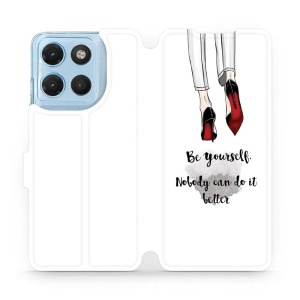 Flip pouzdro na mobil Motorola Moto G17 - Mobiwear M046P, be yourself