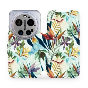 Flip pouzdro na mobil Xiaomi 17 Ultra - Mobiwear M071P, flóra