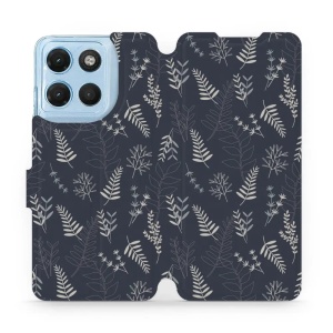 Flip pouzdro na mobil Motorola Moto G17 Power - Mobiwear VP15S, kapradiny