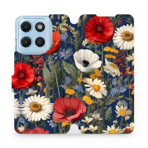Flip pouzdro na mobil Motorola Moto G17 Power - Mobiwear VP46S, temná louka