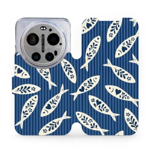 Flip pouzdro na mobil Xiaomi 17 Ultra - Mobiwear VP89S, rybky