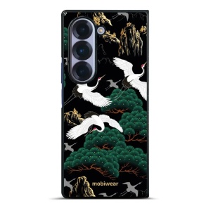 Lesklý kryt na mobil Samsung Galaxy Z Fold6 - Mobiwear Glossy G042G, jeřábi