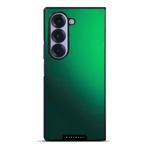 Lesklý kryt na mobil Samsung Galaxy Z Fold6 - Mobiwear Glossy G061G, zelený odstín