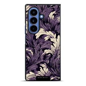 Lesklý kryt na mobil Samsung Galaxy Z Fold7 - Mobiwear Glossy GA46G, fialové rostliny