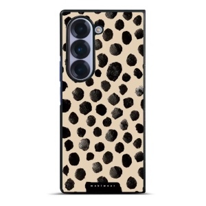 Lesklý kryt na mobil Samsung Galaxy Z Fold6 - Mobiwear Glossy GA50G, černé puntíky