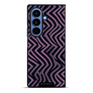 Lesklý kryt na mobil Samsung Galaxy Z Fold7 - Mobiwear Glossy GA55G, fialové klikyháky