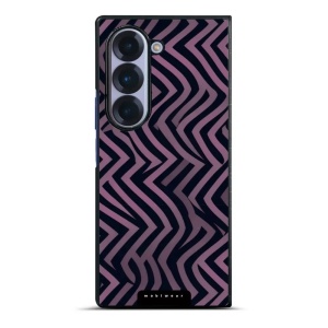 Lesklý kryt na mobil Samsung Galaxy Z Fold6 - Mobiwear Glossy GA55G, fialové klikyháky