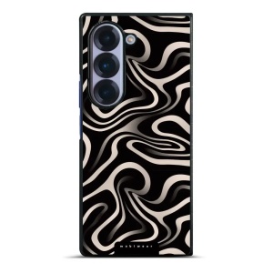 Lesklý kryt na mobil Samsung Galaxy Z Fold6 - Mobiwear Glossy GA63G, vlnky a linky