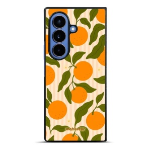 Lesklý kryt na mobil Samsung Galaxy Z Fold7 - Mobiwear Glossy GP82G, pomeranče