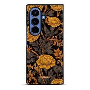 Lesklý kryt na mobil Samsung Galaxy Z Fold7 - Mobiwear Glossy G173G, žlutá kvítka