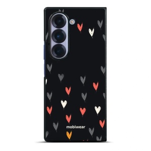 Lesklý kryt na mobil Samsung Galaxy Z Fold6 - Mobiwear Glossy GP79G, srdíčka