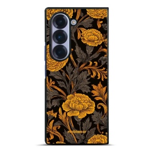 Lesklý kryt na mobil Samsung Galaxy Z Fold6 - Mobiwear Glossy G173G, žlutá kvítka
