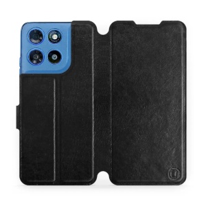 Flip pouzdro na mobil Motorola Moto G57 Power - Mobiwear černé a šedé