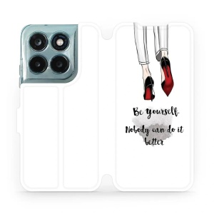 Flip pouzdro na mobil Motorola Moto G77 5G - Mobiwear M046P, be yourself