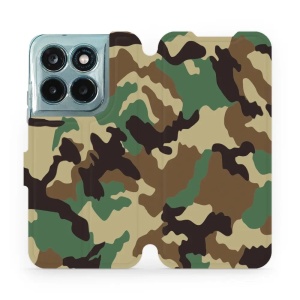Flip pouzdro na mobil Motorola Moto G77 5G - Mobiwear V111P, maskáče